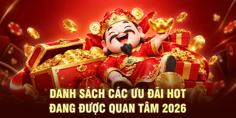 Danh sách các ưu đãi hot đang được quan tâm 2026