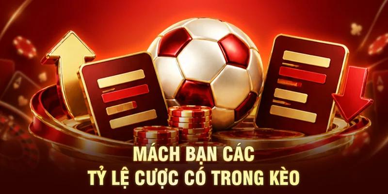Mách bạn các tỷ lệ cược có trong kèo